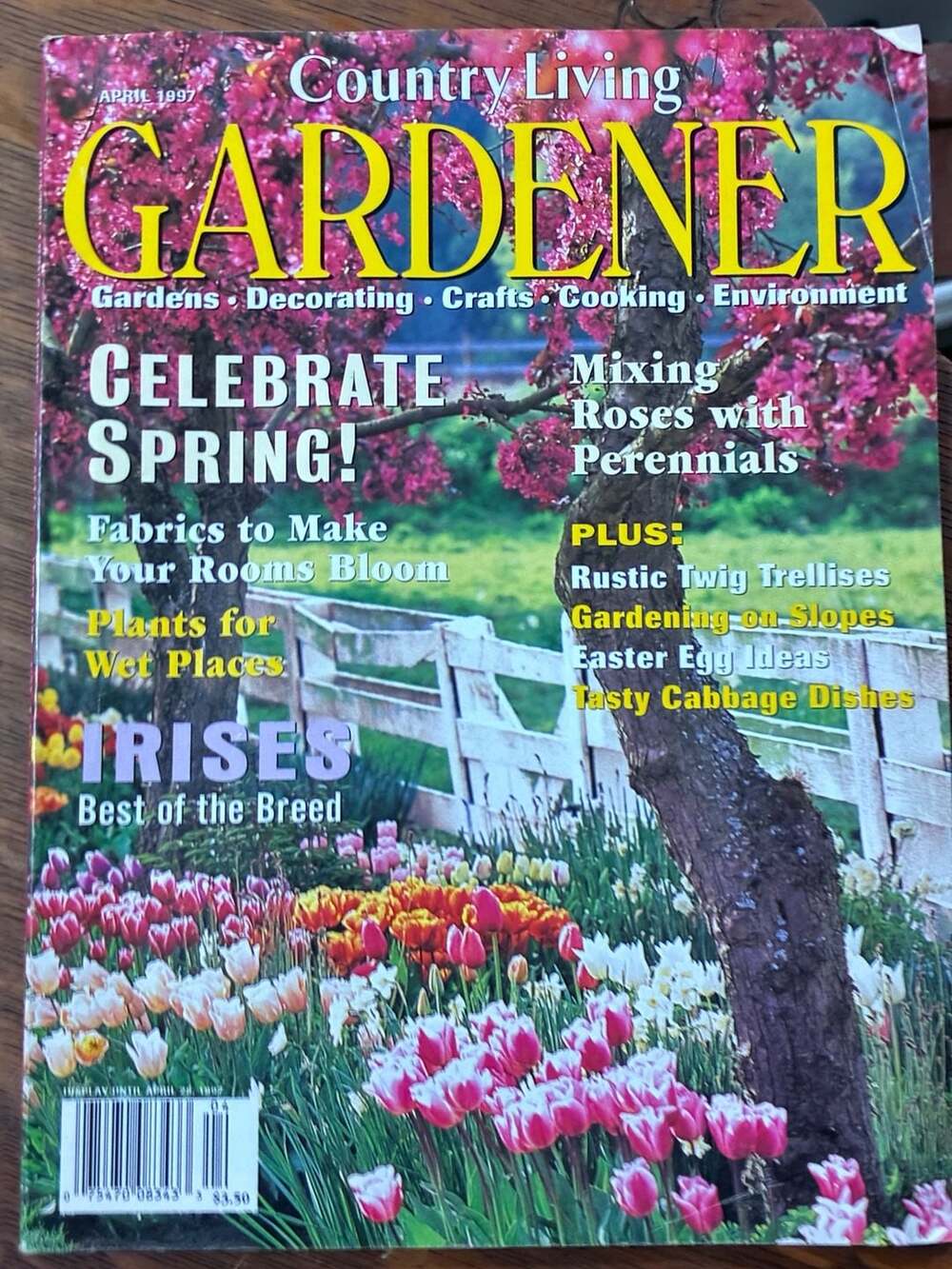 Country Living Gardener Magazine April 1997 Spring Issue